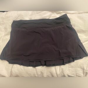 Lululemon black skort.  Size 10.  Only worn once or twice.